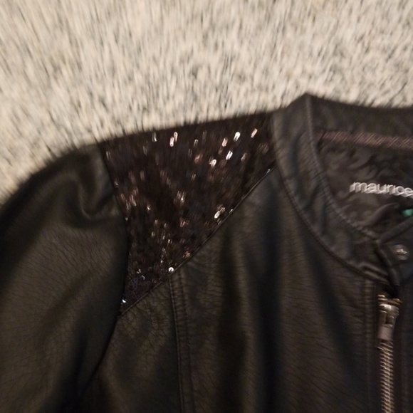 Ladies Black MAURICES Jacket Size XL - Picture 3 of 4